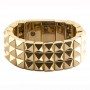 House of Harlow Women's Gold Plated Pyramid Bangle Bracelet